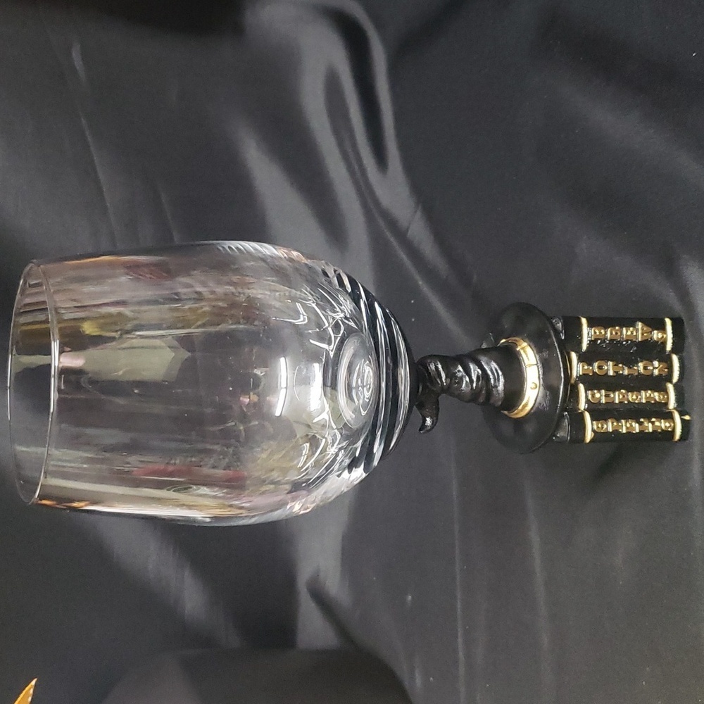 NWT Witch Hat and Potion Books Stemmed Wine Goblet